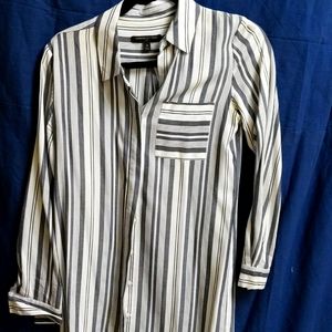 Mid length striped dress